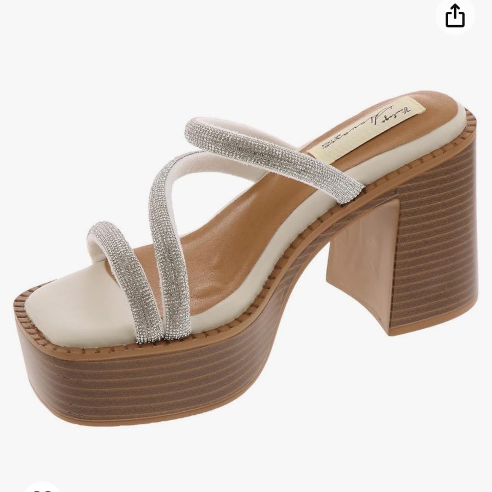 vintage havana nova platform heel sandals
